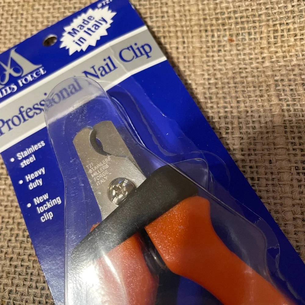 Millers Forge Nail Clipper with Orange Handle